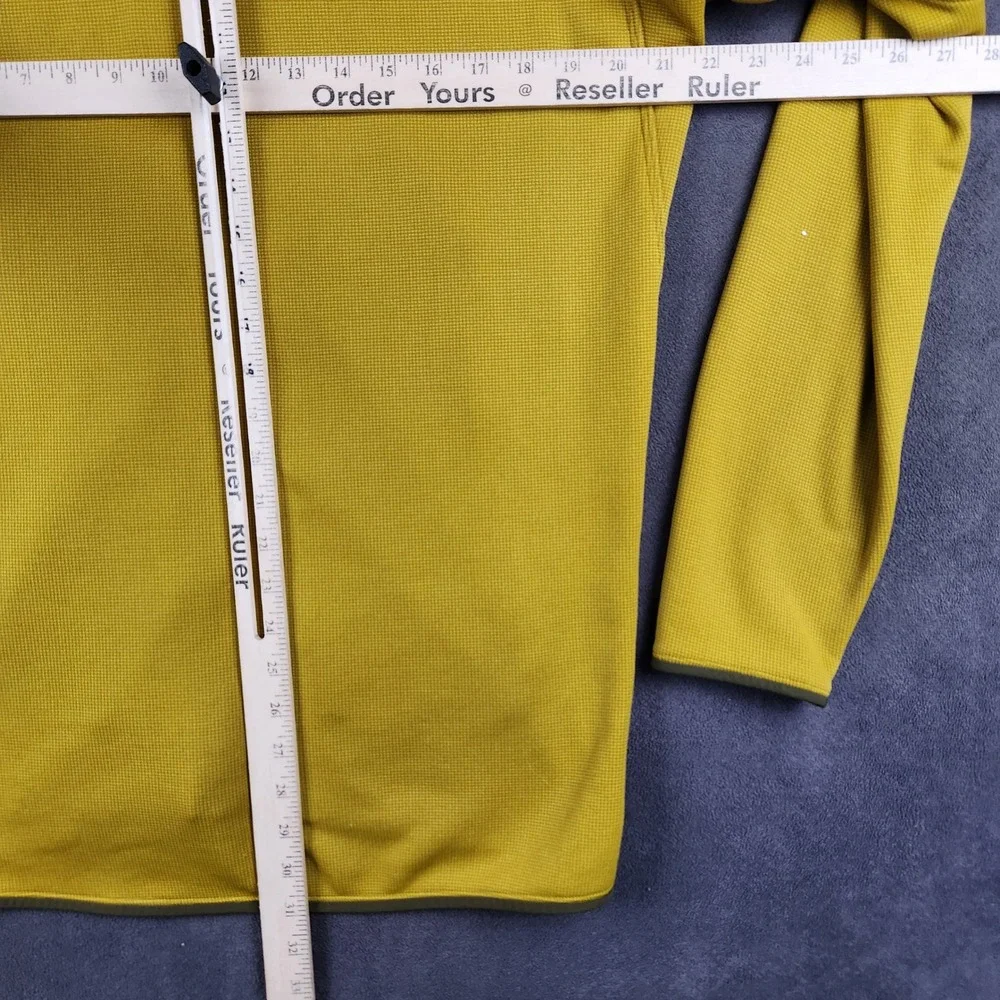 Arcteryx Fortrez Hoody‎ Mens Medium Mustard Yellow Full Zip Fleece Jacket 18090